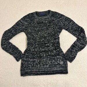 Black and Gray Eden Park Knit Sweater